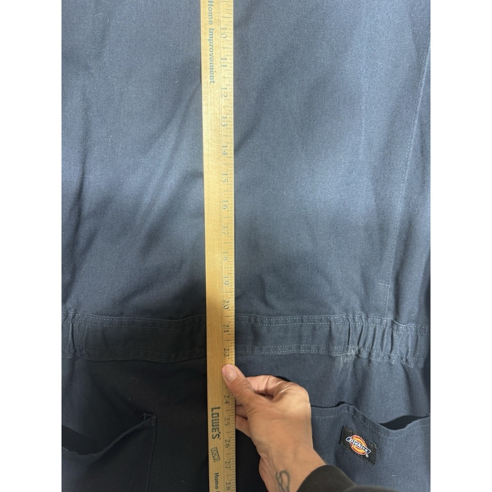 Dickies Navy Blue Coveralls Jumpsuit Size L Regular Work Wear Mechanic - Picture 7 of 10